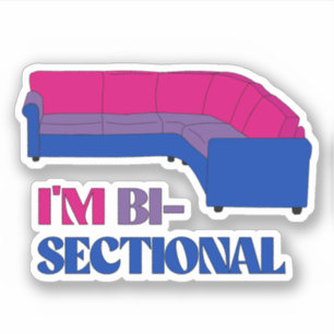 Pegatina Soy Biseccional
