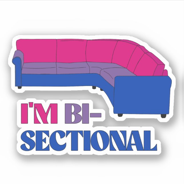 Pegatina Soy Biseccional (Anverso)