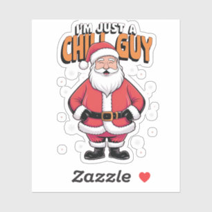 Pegatina Soy sólo un chico malo Navidades meme divertidos