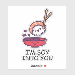 Pegatina Soy soya en ti
