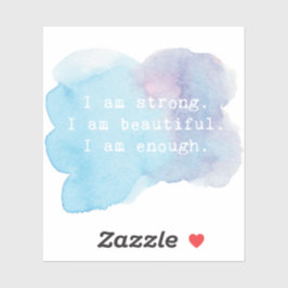 Pegatina Soy Suficiente