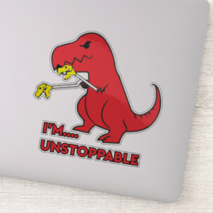 Pegatina Soy un Dino Funny Imparable