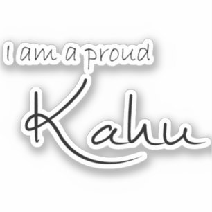 Pegatina Soy un orgulloso Kahu (padre mascota) - Beneficios