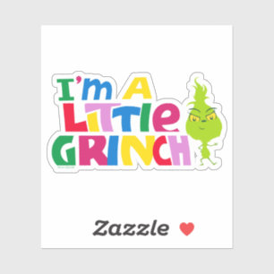 Pegatina Soy un pequeño Grinch Gráfico Colorido