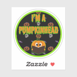 Pegatina Soy un Pumpkinhead 5