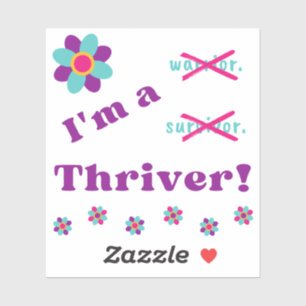 Pegatina ¡Soy un Thriver!