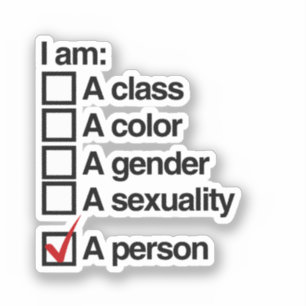 Pegatina Soy una persona