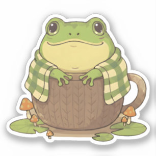 Pegatina Soy Zochi, la Rana Acogedora