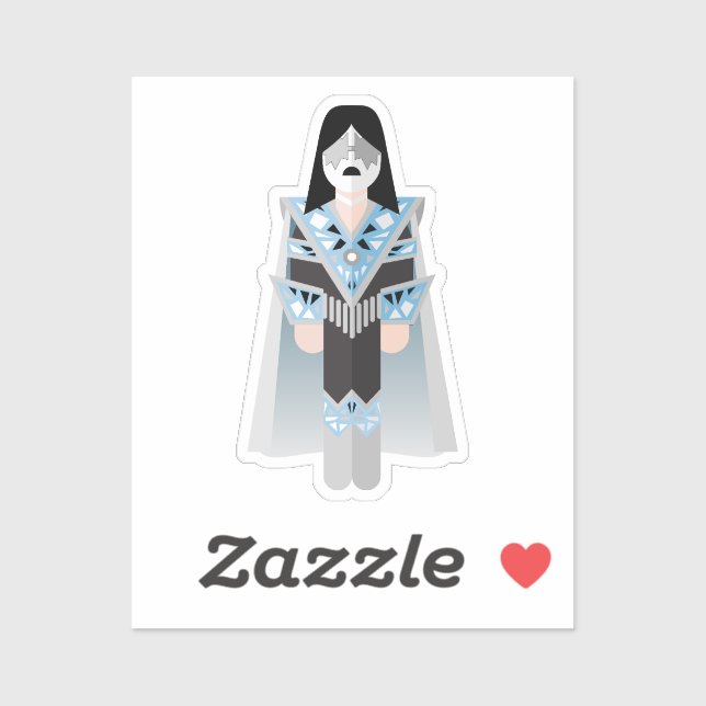 Pegatina Space Ace – Cosmic Rock Sticker (Hoja)