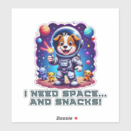 Pegatina Space Adventurer Poochie