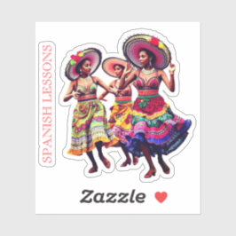 PEGATINA SPANISH LESSONS