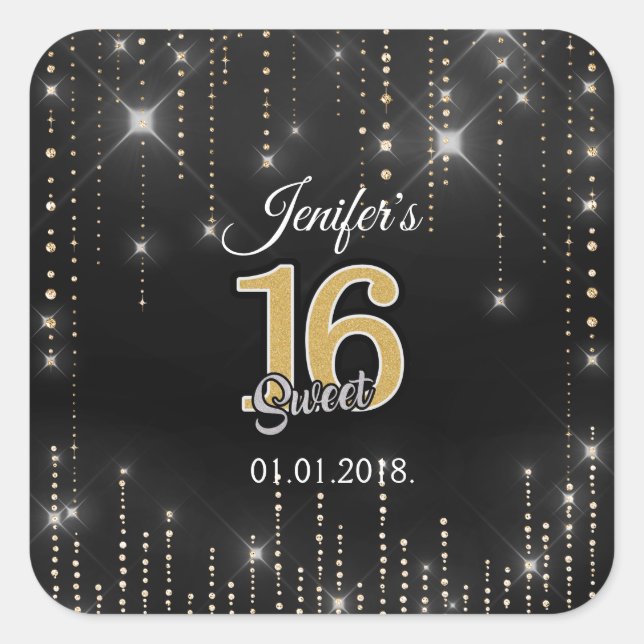 Pegatina Sparkles (Anverso)