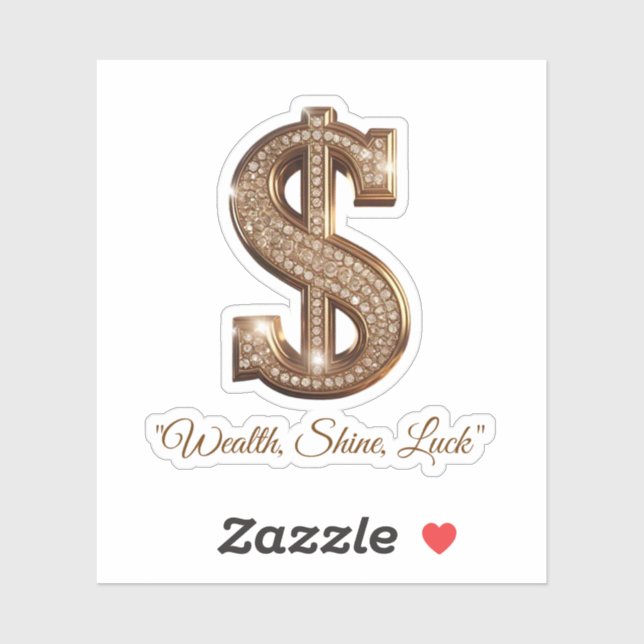 Pegatina "Sparkling Diamond Symbol" (Hoja)