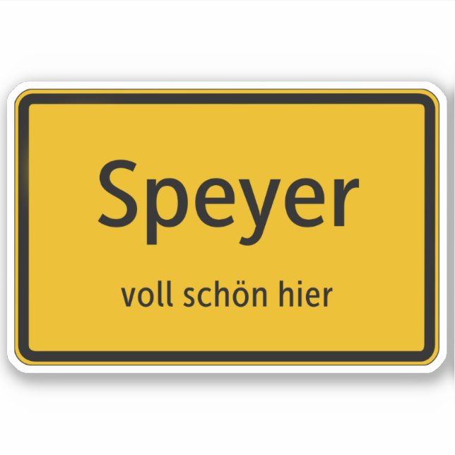 Pegatina Speyer Aufkleber Sticker Autoaufkleber (Anverso)