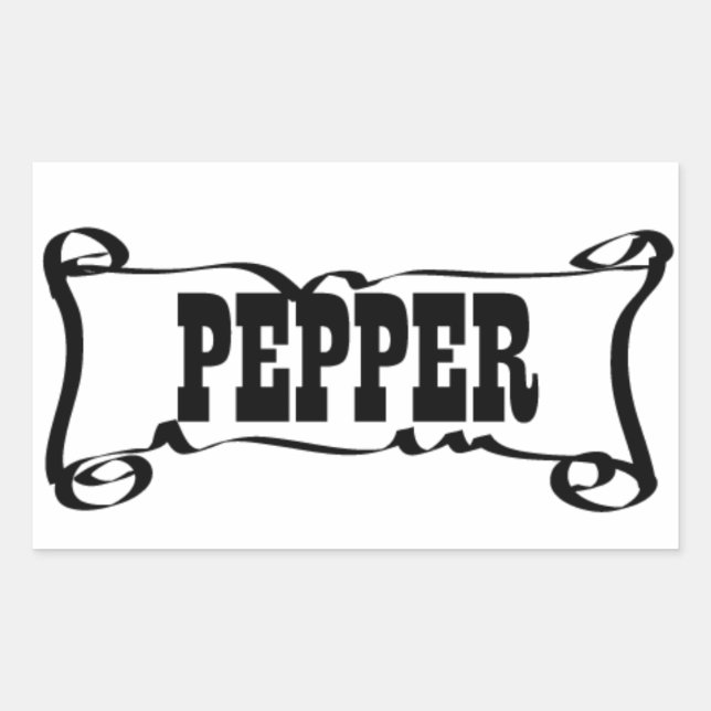 PEGATINA 'SPICE JAR' DE PEPPER (Anverso)
