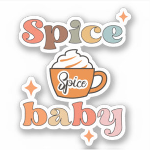 Pegatina Spice Spice Baby Pumpkin Spice Latte