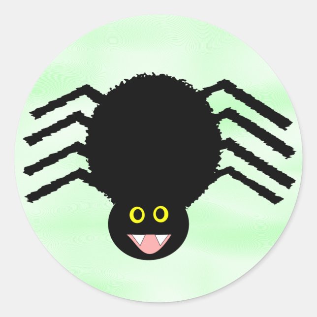 Pegatina Spider negro (Anverso)