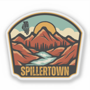 Pegatina Spillertown, Illinois 