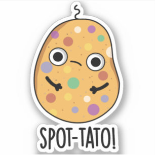 Pegatina Spot-tato Funny Potato Pun