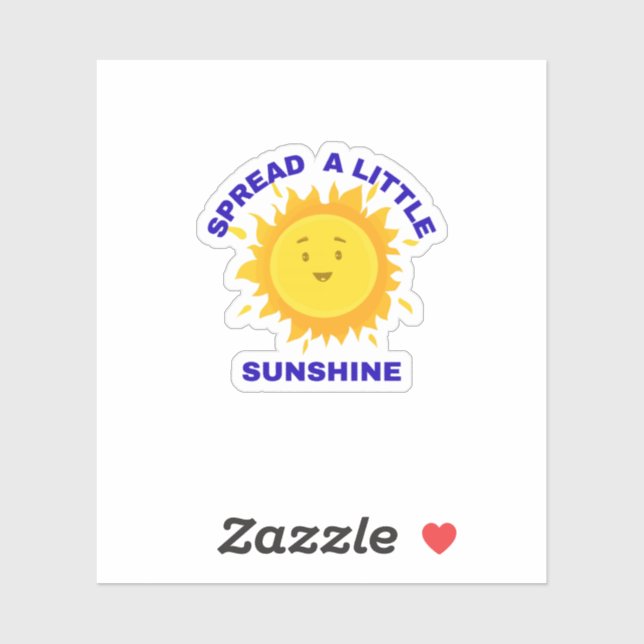 Pegatina Spread a Little Sunshine Sticker (Hoja)