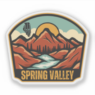 Pegatina Spring Valley, Illinois 