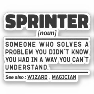 Pegatina Sprinter Noun Definition Sport Fitness Lover Guay