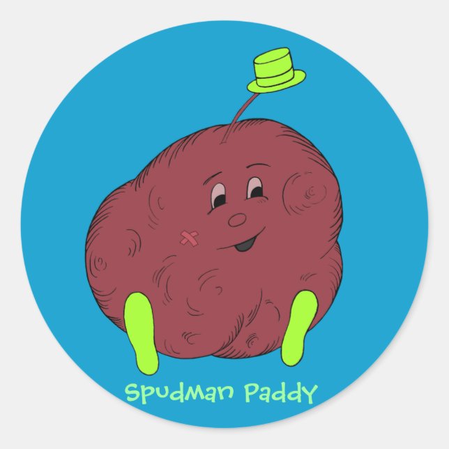 Pegatina Spudman Paddy (Anverso)