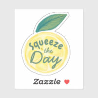 Squeeze El Día Cítricos Amarillos Lemon De Acuarel