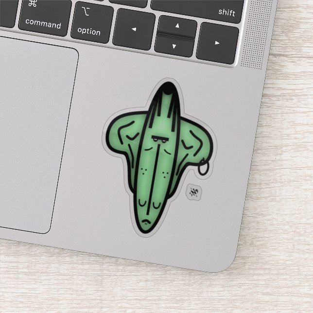 Pegatina Sr. Ears - caras personalizados v1 (Detalle)