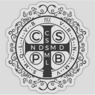 Pegatina St. Benedict