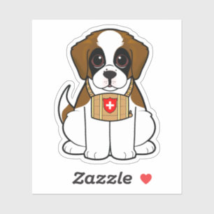 Pegatina St. Bernard Puppy