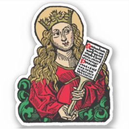 Pegatina St. Cecilia con Hymn Board (Nuremberg) 1-Up