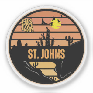 Pegatina St. Johns, Arizona