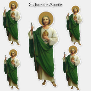 Pegatina St. religioso Jude el apóstol de Jesús