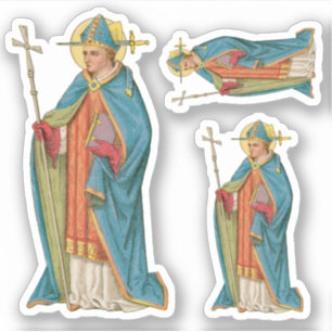 Pegatina St. Thomas Becket con espada en Miter (P 005)