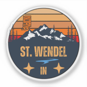 Pegatina St. Wendel, Indiana