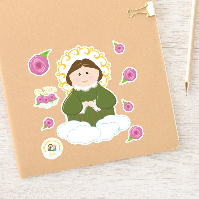 Pegatina St. Zelie (Cuaderno)
