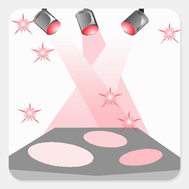 Pegatina Stagelight Talent Show Drama Cantando Act (Anverso)