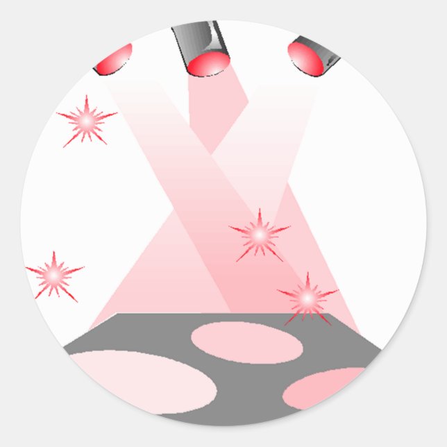 Pegatina Stagelights Talento Drama Cantando Karaok (Anverso)