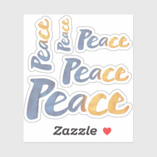 Pegatina Stand With Ucrania - PAZ Anti-Guerra Libertad Pala