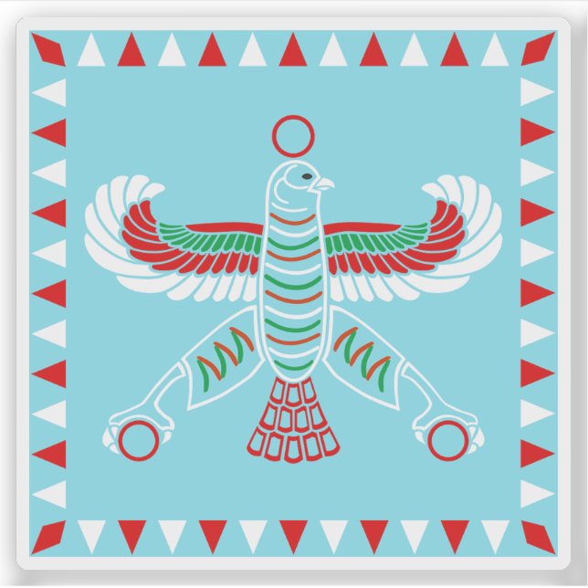 Pegatina Standard of the Achaemenid Empire, 559–529 BC,Iran (Anverso)