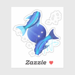 Pegatina Starry Pisces Neptune Zodiac