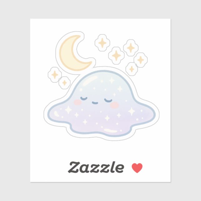 Pegatina Starry Puddle Slime (Hoja)