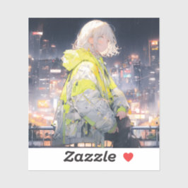 Pegatina Starry sky  | 東京娘 GenerartiveAI シール