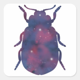 Pegatina Starscape de escarabajo oscuro