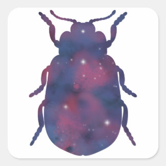 Pegatina Starscape de escarabajo oscuro