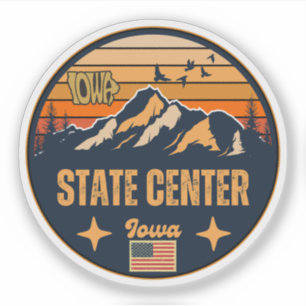 Pegatina State Center, Iowa