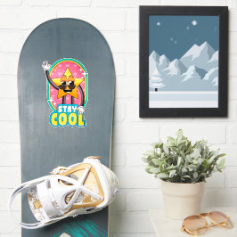 Pegatina Stay Cool Retro Star Pop Sticker