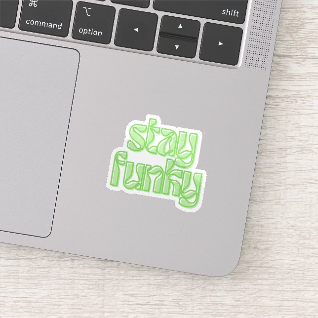 Pegatina Stay Funky (Detalle)
