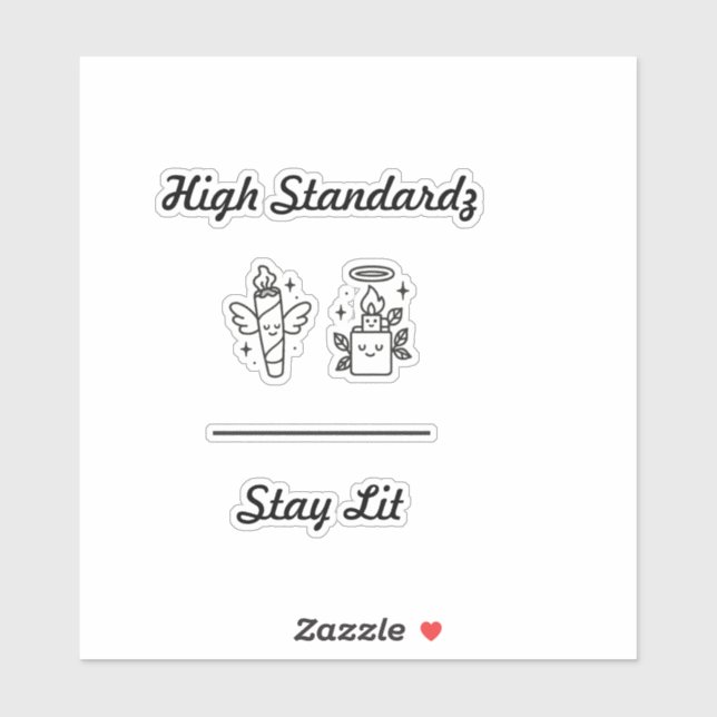 Pegatina Stay lit sticker (Hoja)